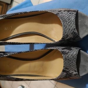 Snake skin heels